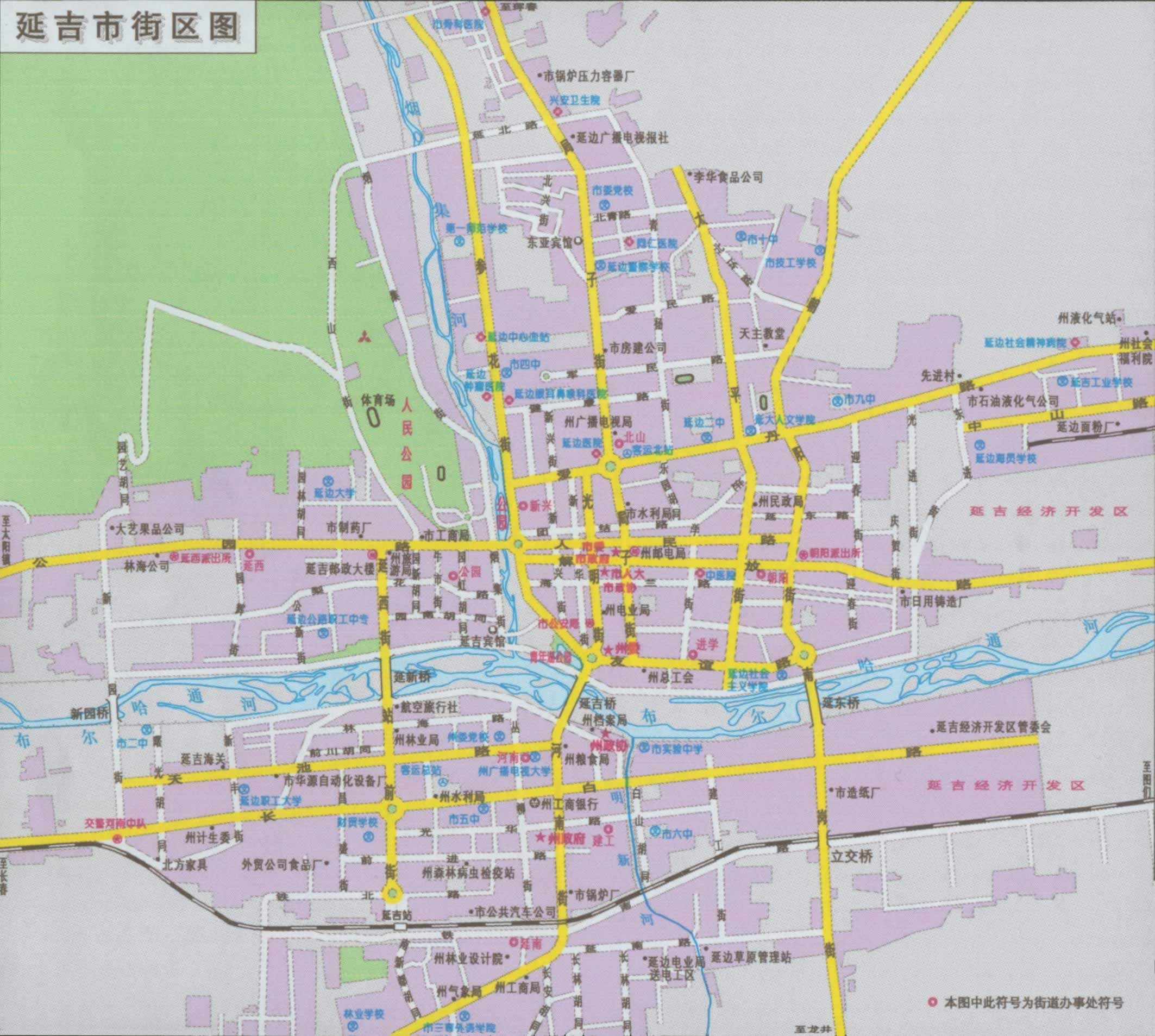 延吉市区地图|延吉市区地图全图高清版大图片|旅途风景图片网|www.visacits.com